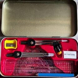 Faber-Castell MathMate Mathematical Drawing Instrument Box